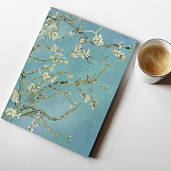 Modern A4 Size Notebook (Almond Blossoms)