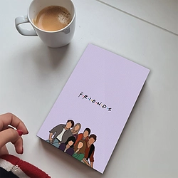 Modern A5 Size Notebook (Friends)