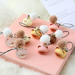 Cute Fur Ball Cat Pendant