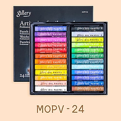 Mungyo Gallery 24 Colors Artist Soft Oil Pastel Set