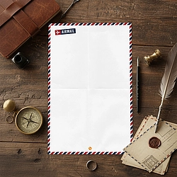 Best Wishes Lavender Card With Envelope