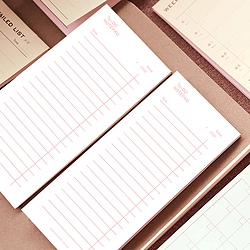 Minimal To Do Memo Sheets