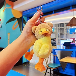 Plush Duck Bear Pendant