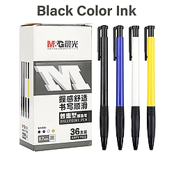 Morning Light Universal Black Ink Press Ballpoint Pen