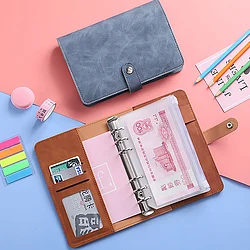 Refillable A6 PU Leather Notebook