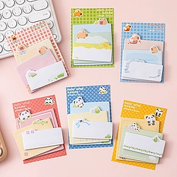 Three Layers Cute Color Sticky Notes