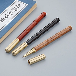 Vintage Solid Wood Bamboo Ball Pen