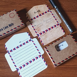 Envelope Style Retro Love Note Box