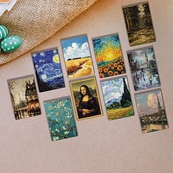 Oil Painting Style Matchbox Mini Memo Pad