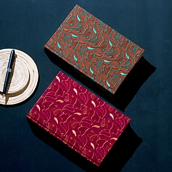 LuxeStitch  Embroidered Journal Notebook