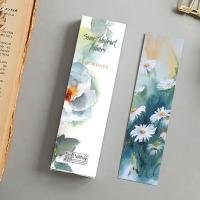 Some Abstract Flowers Watercolor Artwork Paper Bookmark Page Marker